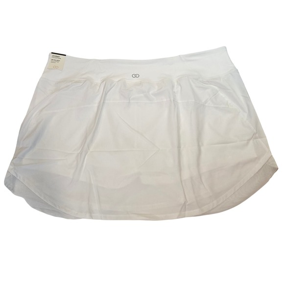 CALIA Women's Tulip Hem Skort 3X‎ Pure White Athletic Golf Tennis Skirt - Picture 10 of 10